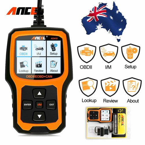 ANCEL AD410 Code Reader Car Diagnostic Scan Tool Check Engine Fault OBD2 Scanner - Picture 5 of 12