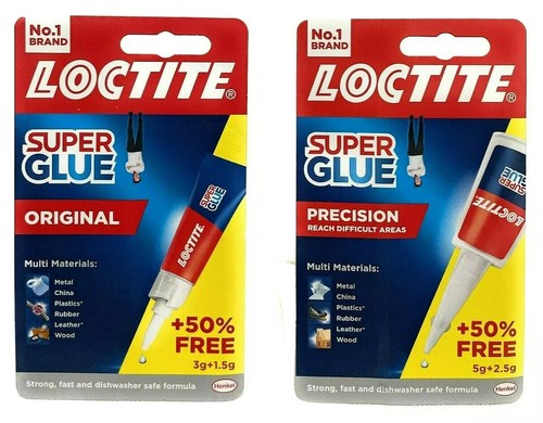 LOCTITE Super Glue Instant Precision Long Nozzle Universal Superglue Adhesive. - 第 1/4 張圖片