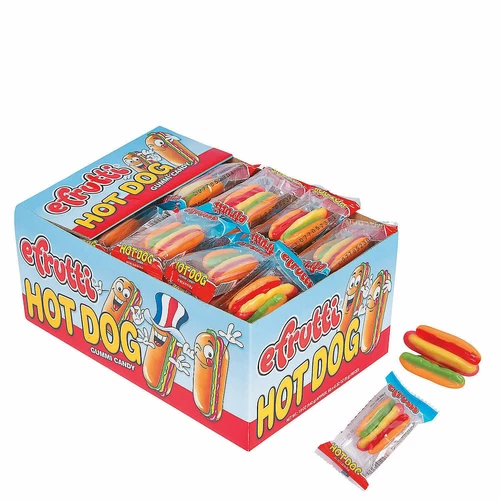 Efrutti® Hot Dog Gummi Candy - Candy -60 Pieces