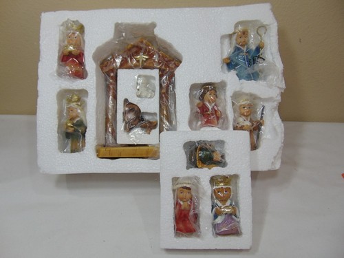 CHILDREN CHRISTMAS NATIVITY PAGEANT 11 PIECE SET ROMAN INC 2017 STABLE - Picture 7 of 9