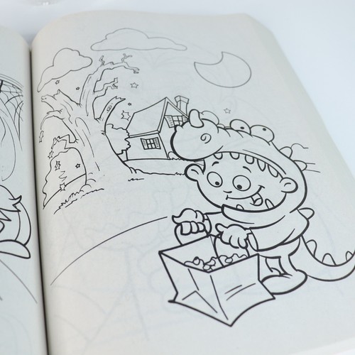 2006 Dalmation Press Scary Fun 400 Pages Of Coloring Fun/Coloring Book - Picture 9 of 9