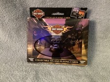 Harley Davidson Collectible Tin and Playing Cards