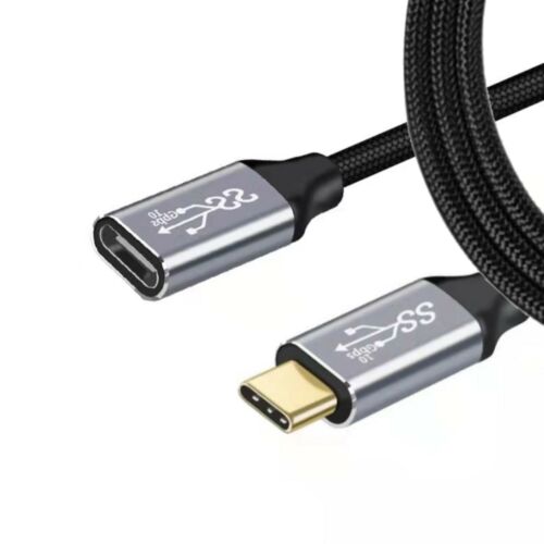 USB 3.1 Type-C TO USB C 5A 100W Fast Charging Quick charger extend Cable 10Gbps - Picture 7 of 7