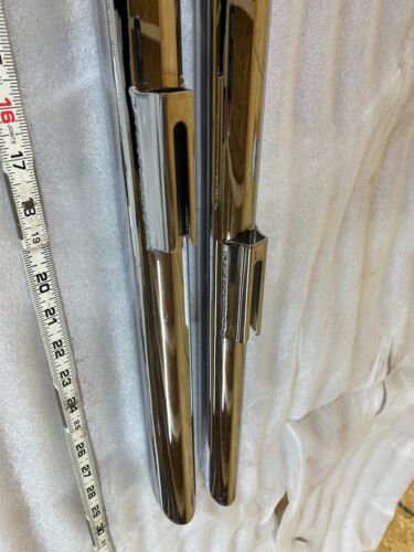 Drag Pipes Ironhead Sportster Harley 1 3/4 1957-1985 Exhaust Chrome Chopper XLH - Picture 7 of 7