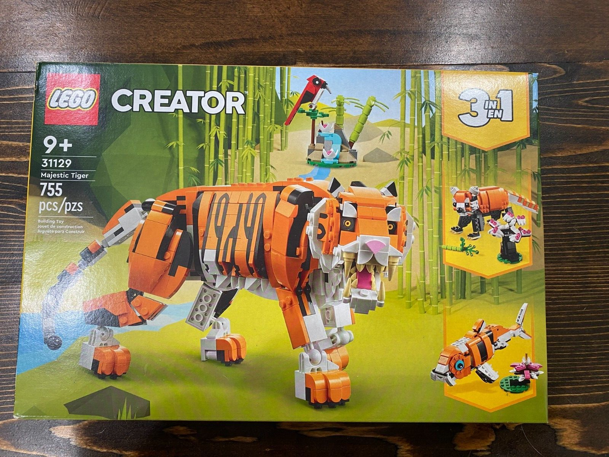 Lego Creator #31129 3in1 Majestic Tiger 755pcs NEW | eBay