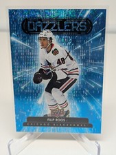 2022-23 Upper Deck Series 2 Dazzlers Blue #DZ-70 Filip Roos Chicago Blackhawks