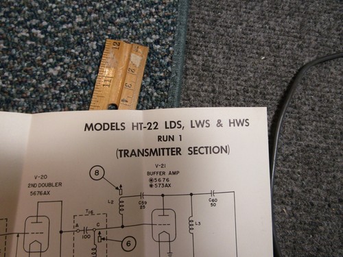 Manual de teléfono de radio FM de 2 vías Hallicrafters ~ 152-174 MC ~ original ~ radioaficionados - Imagen 4 de 8