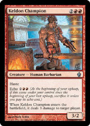 KELDON CHAMPION FOIL X4 4 4X Fire and Lightning MTG Magic Cards DJMagic - Picture 1 of 1