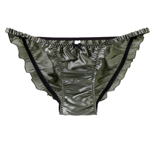 Womens 100% Silk High Cut French Bikinis Underwear Knickers Panties M L XL XXL - Picture 22 of 24