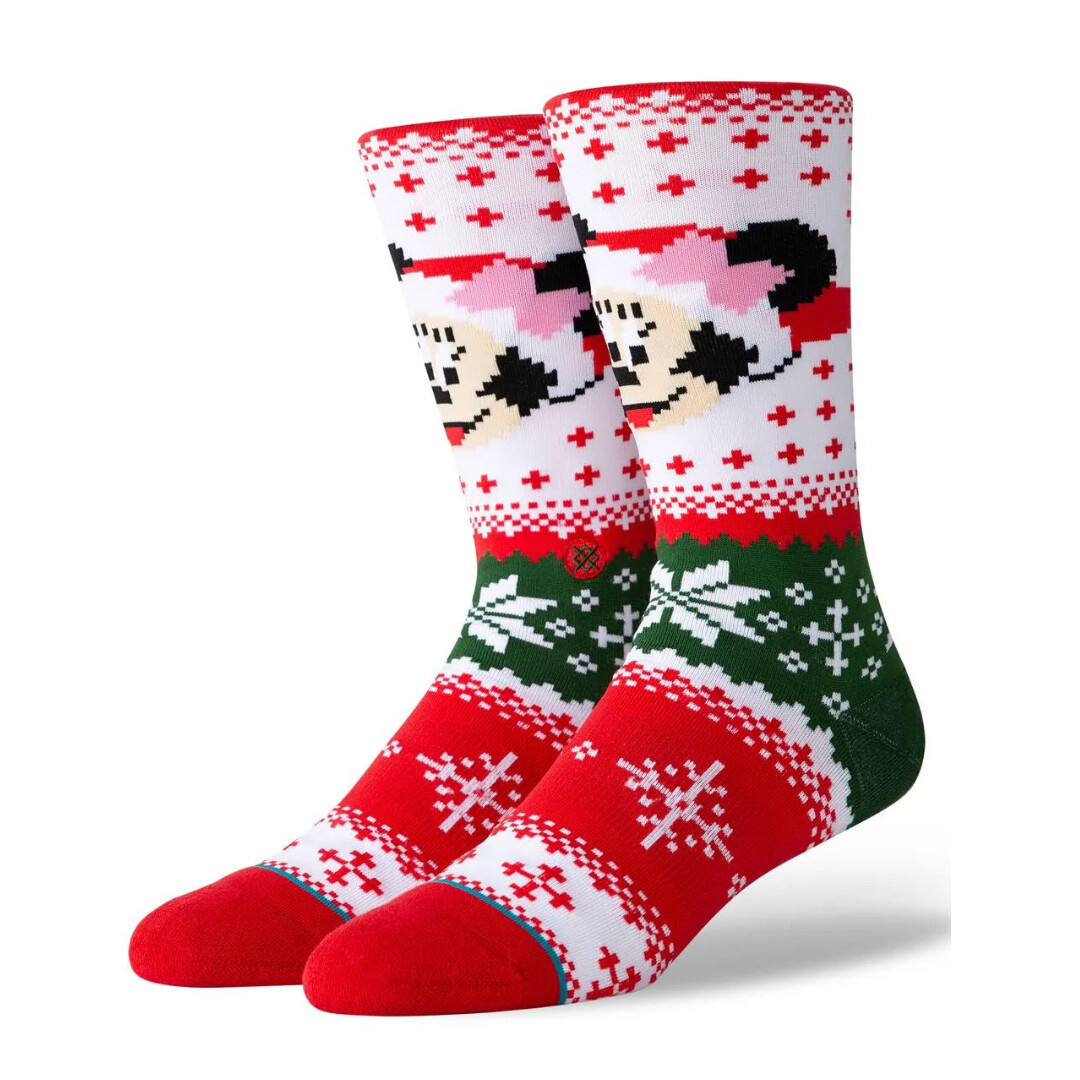 Мужские носки с графическим принтом Stance Minnie Claus Classic Crew Socks (мульти)