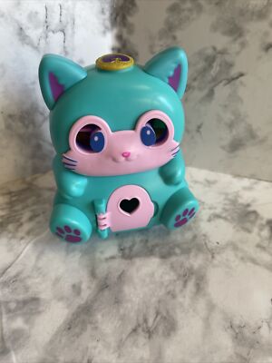 Polly Pocket Flip & Find Cat Chat Gato Compact Flip Play House Green