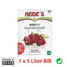 BOMSaft Sauerkirsche naturbelassen, 5 Liter-BiB - 1er-Pack
