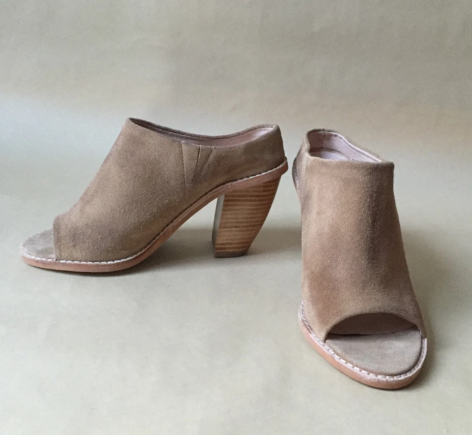 $200 Anthropologie Sol Sana Liza Mules светло-коричневый размер 37 - Изображение 2 из 4