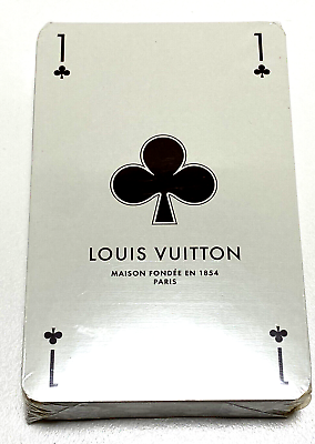 LOUIS VUITTON Playing Cards Monogram VIP gift novelty Color BLUE New ( I  26)