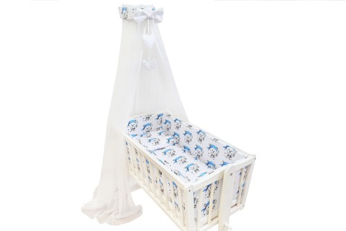 Universal Canopy Holder Pole Bar Drape Mosquito Net with Ribbon Fits Crib/Cradle - 第 28/29 張圖片