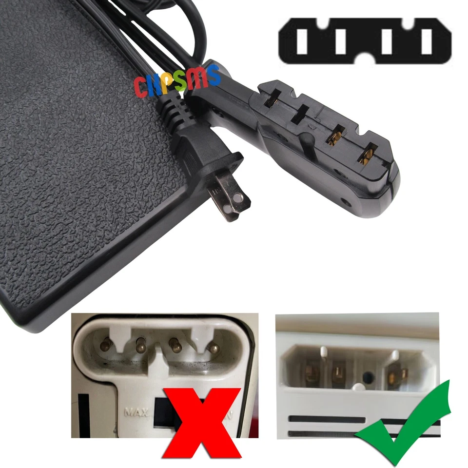 Foot Control w/Cord 110V FOR BERNINA 801 801S 802S 803S 807 808 840 850 940 950 - Image 2 of 2