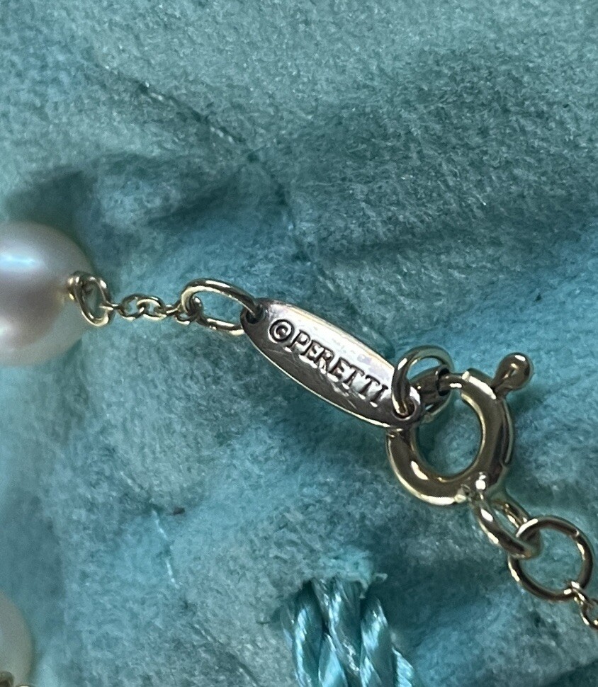 Tiffany & Co. 18k Gold 750 Elsa Peretti Pearls by the Yard