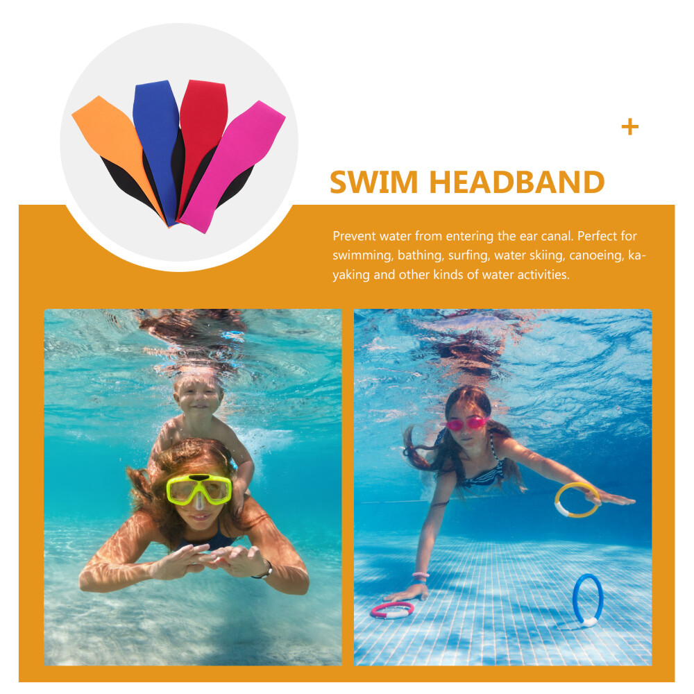 4 Pcs Toddler Ear Plugs for Water Swimming Headband Activities