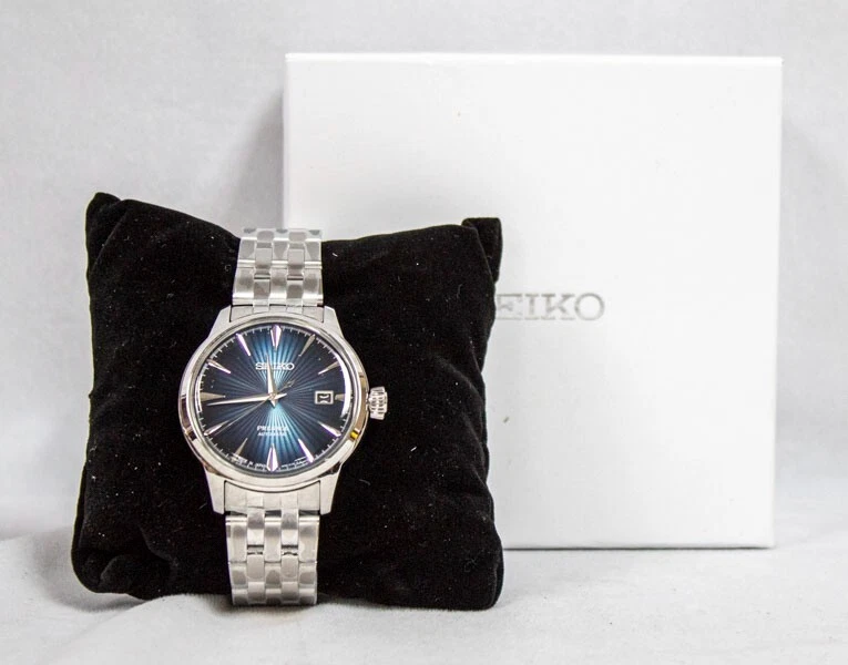 Seiko Presage (SRPB41) 40.5mm Men’s Automatic Watch SS/ Blue