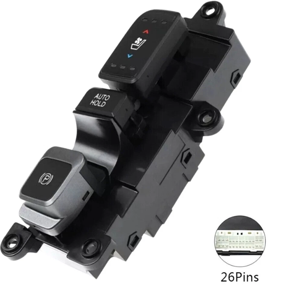 Parking Brake Switch Seat Heating Cooling Button For Hyundai Santa Fe 2017-2018 - Imagem 3 de 4
