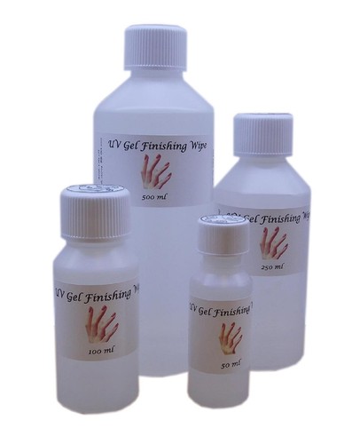 UV Nail Gel Finishing Wipe, Sticky Residue Remover, Cleanser, Brush Cleaner