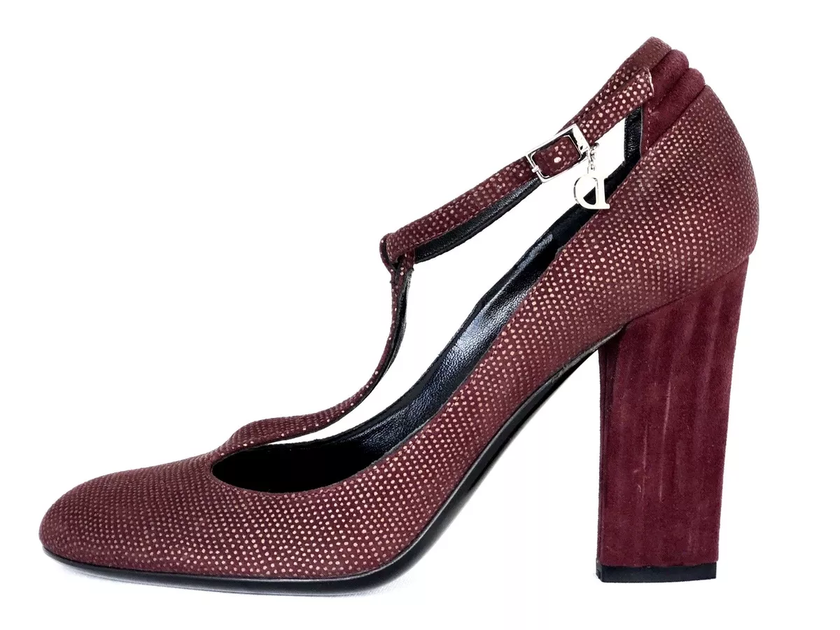 Elegant Burgundy Glitter Stiletto Heels - Perfect for Weddings