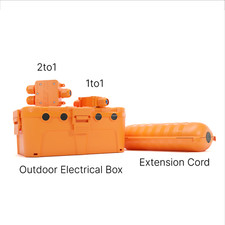 IP54 Weatherproof & IP68 Waterproof Outdoor Junction Box for Garden Lights