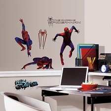 Amazing Spiderman Wall Decal Appliques Decals, Nursery Kids Peel  Stick