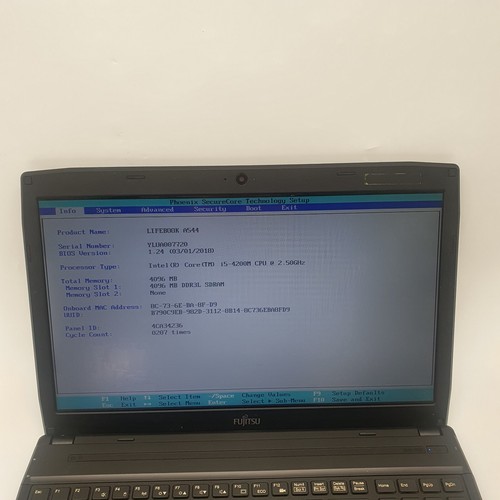 Fujitsu Lifebook A544 Intel Core i5 4th Gen 4GB DDR3 RAM 64GB SSD - BIOS BOOT - Picture 4 of 12