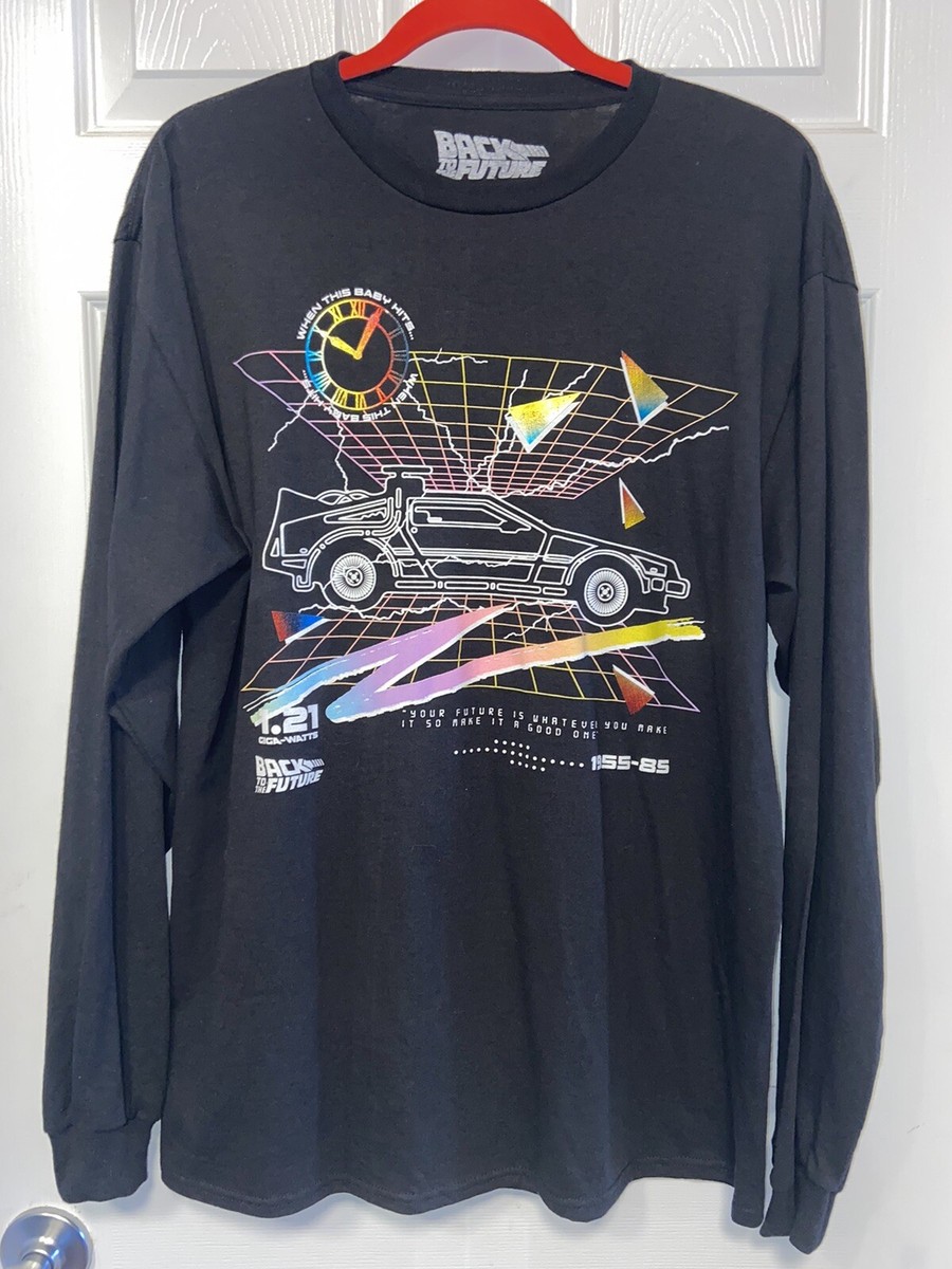 B'z UNITE2 2025 R＆R Tシャツ(2XL) Back to the Future Long-Sleeve Shirt 1.21 Giga-Watts (1955