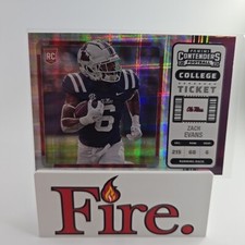 2023 Panini Chronicles Draft Picks Contenders College Ticket Pink #9 Zach Evans