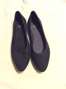 h and m black flats