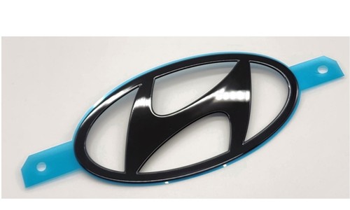 Original OEM capó maletero letra brillante emblema negro para 24 2025+ Hyundai Santa fe - Imagen 8 de 26