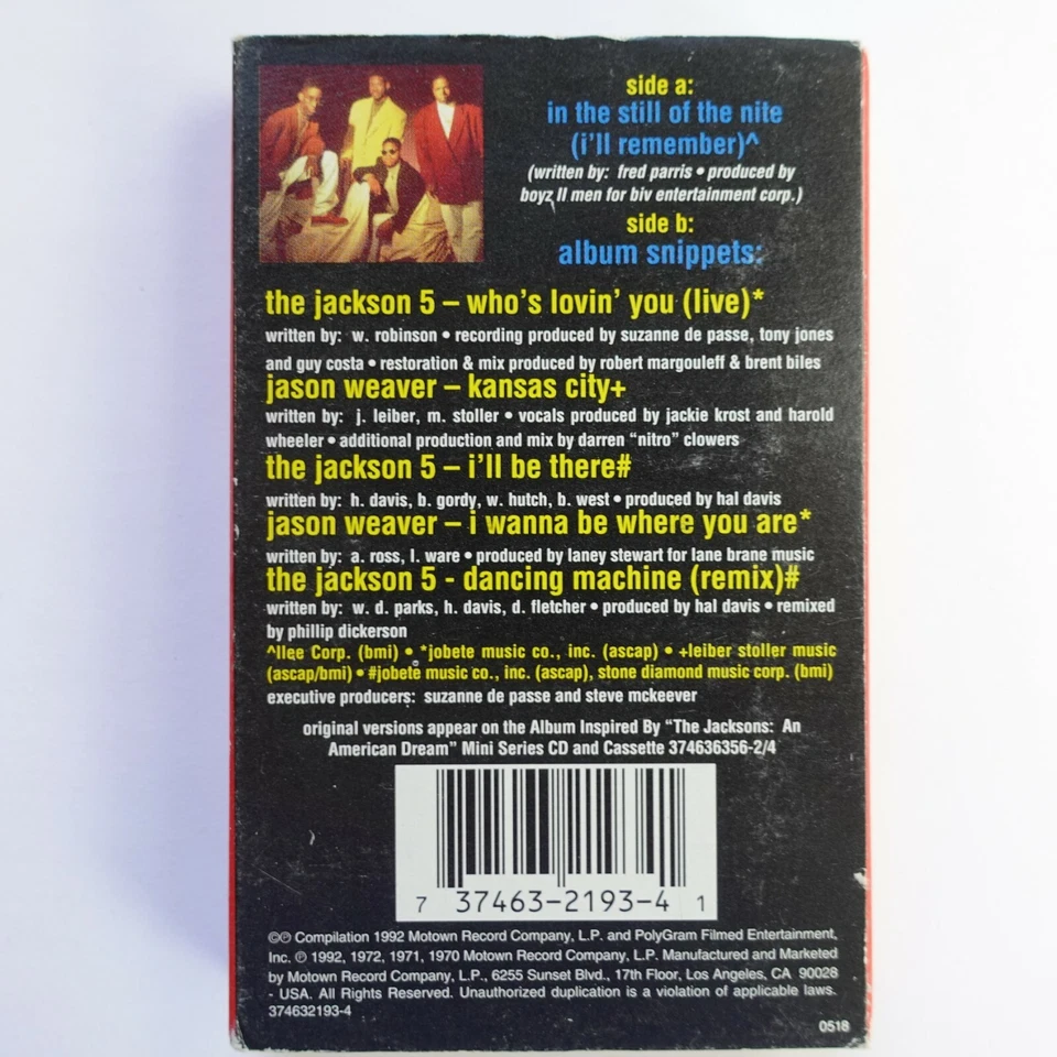 Boyz II Men In The Still of the Nite (Cassette) - Image 2 of 2