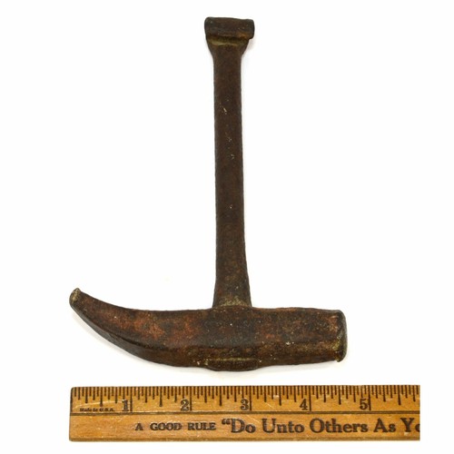Antique BLACKSMITH MADE IRON "SNOWBALL HAMMER" or "SNOW KNOCKER" Horse/Farm Tool - Picture 2 of 11