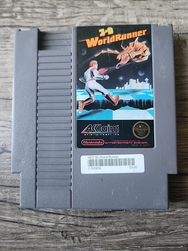 3-D World Runner NINTENDO NES