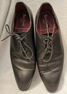 Barluti Paris leather upper lace up dress shoe men’s size 7.5 Berluti | Shoes | Berluti Burnished Brown Leather Medallion  main image 2