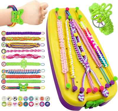 199-teiliges Selbermachen Armband Herstellungsset für Mädchen Geburtstag Geschenke Freundschaft Geschenke UK