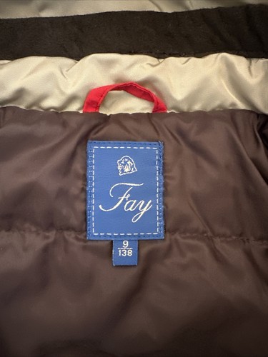 Fay Kids Bomber With fur Hood Size 9 138cm - Picture 2 of 5