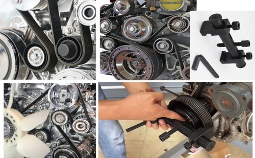 Polea de accionamiento acanalada universal extractor ajustable cigüeñal herramienta removedor unidad de aire acondicionado - Imagen 16 de 24