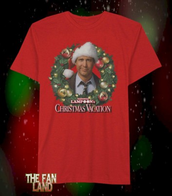 Neu Christmas Vacation Clark Griswold Chevy Chase Kranz Herren Vintage T Shirt Ebay