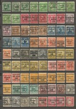 ETATS UNIS : PRECANCELS  : CONNECTICUT : 143 Timbres différents