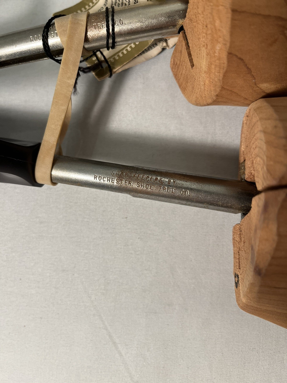 Vintage Rochester Shoe Tree Co. Travel Tree Keepers Stretchers Cedar Wood NWT