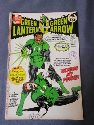 Green Lantern #87 DC 1971/72 1st John Stewart Neal Adams Green Arrow Key