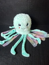 HUG FUN Octopus 5" Stuffed Animal Toy Heart Sparkles NWOT