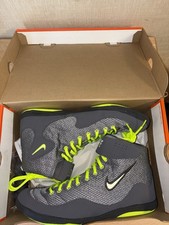Nike Mens High Top Athletic Sneakers Gray/Vol...