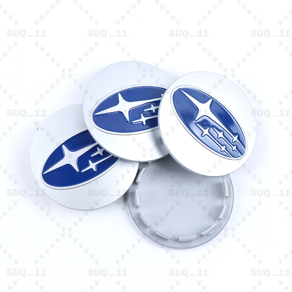 4 Wheel Center Cap For Forester Impreza Most Models 2.36" SilverBlue 28821SA030X - Изображение 2 из 3