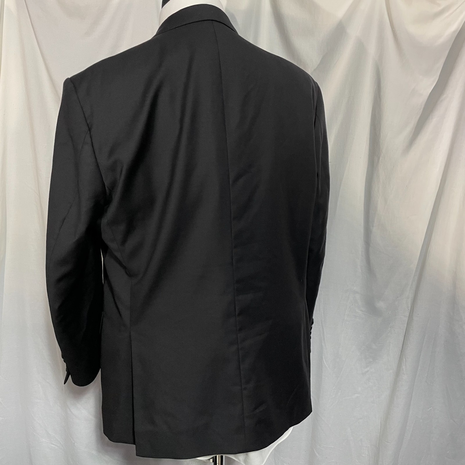Peter Millar Canada Solid Black Wool Jacket Blaze… - image 4