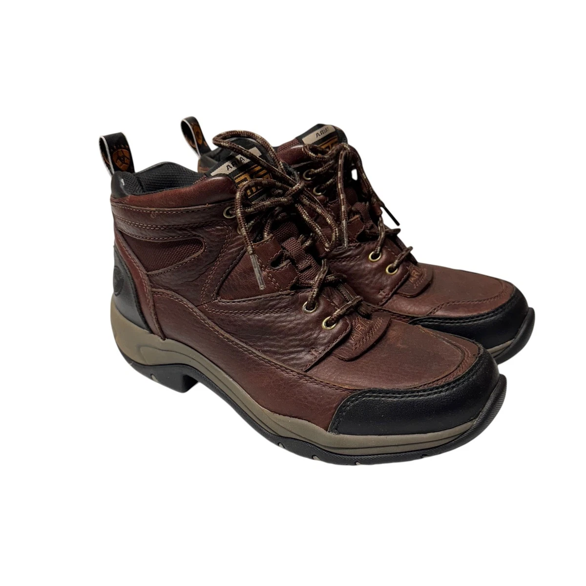 Ariat Boots Mens 9.5B Terrain H2O Waterproof Copper Leather Endurance 10004138 Ariat Camping & Hiking Clothing for sale | eBay main image 3