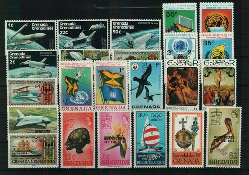 Grenada - Briefmarken aus verschiedenen Jahren - 1 Steckkarte